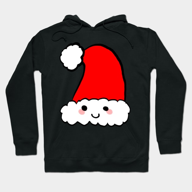 Santa hat - Fun Christmas Design Hoodie by tziggles